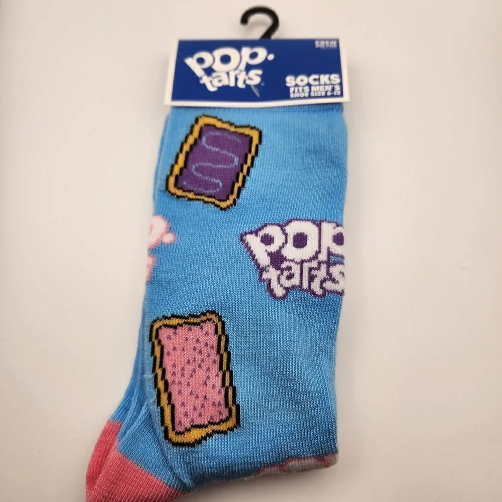 Mens Novelty Crew Socks Pez, Pop Tarts, Pringles Fits Mens 6-12